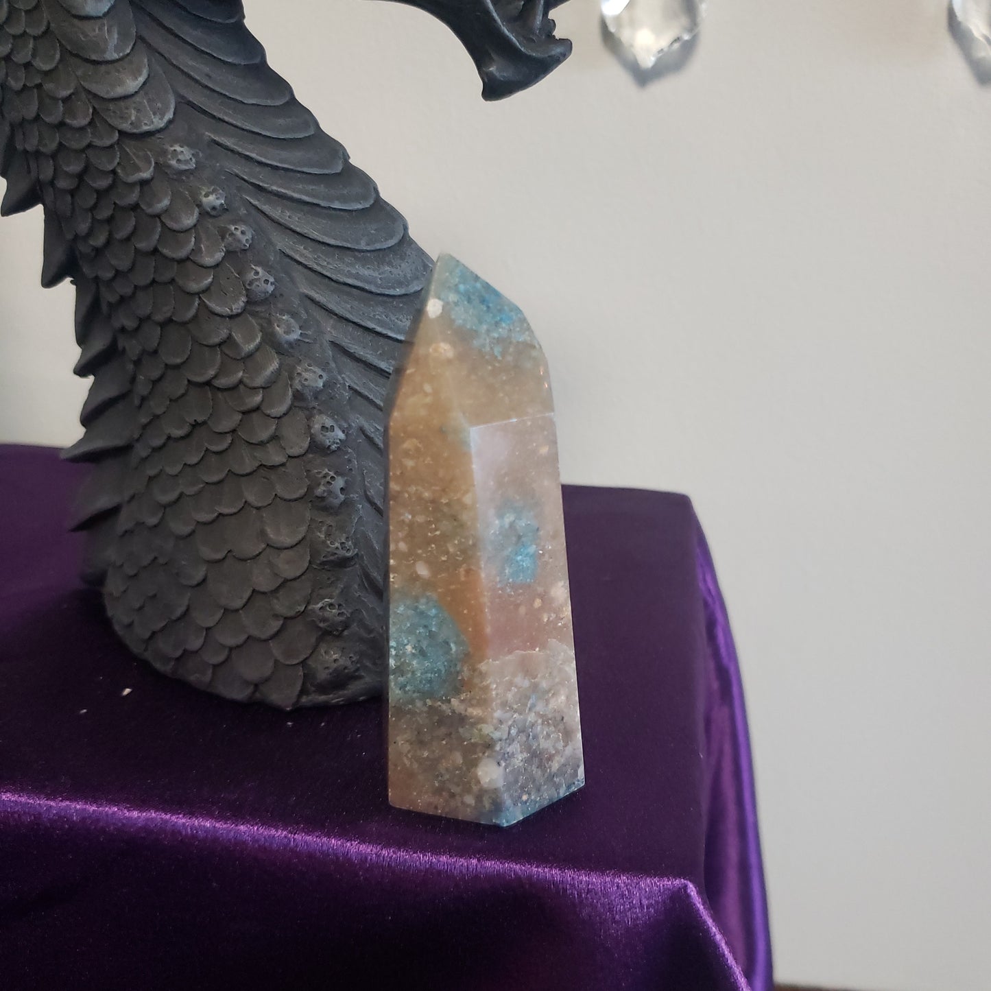 Paraiba Tourmaline with Trolleite