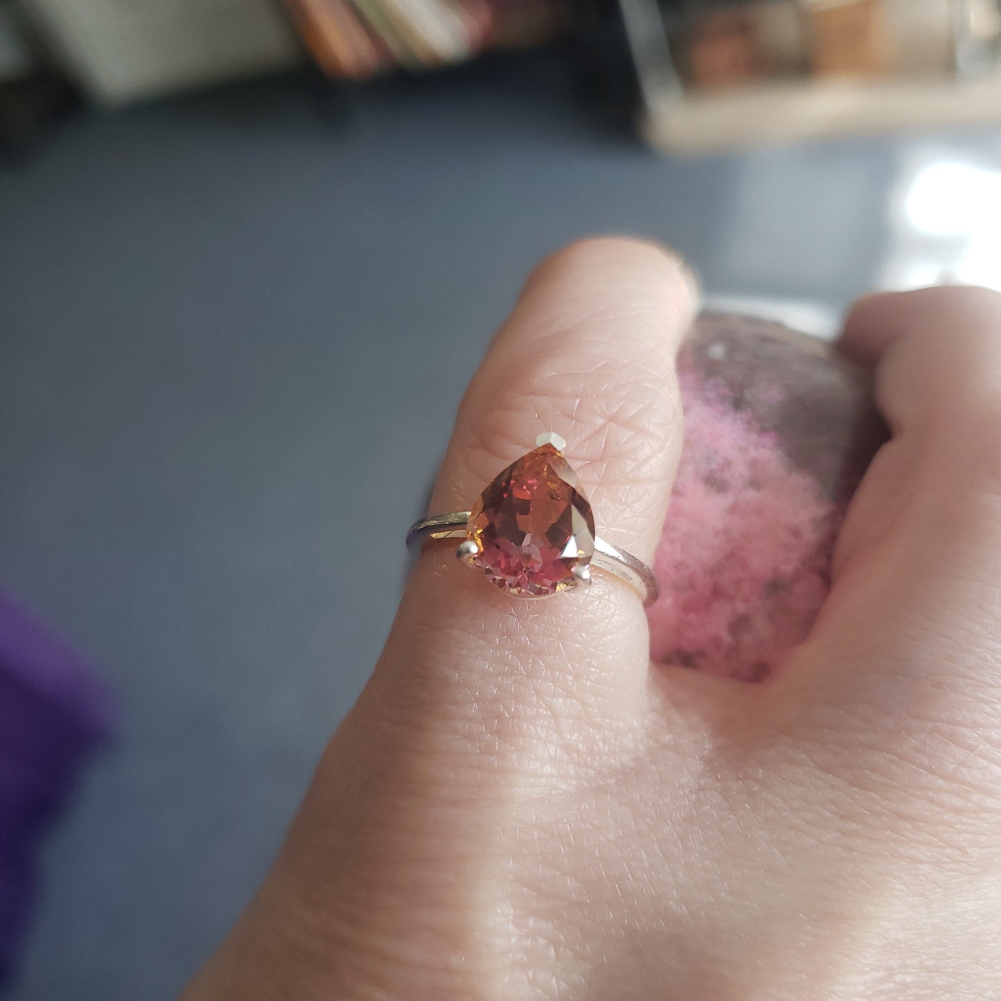 Azotic Topaz Faceted Rings