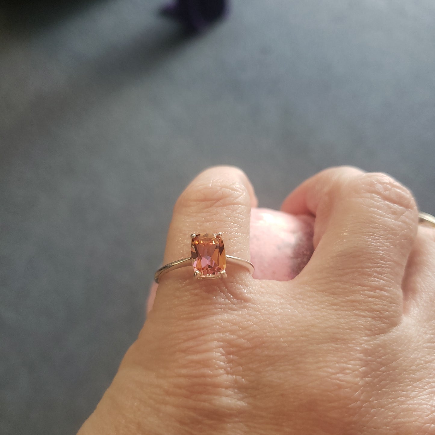 Azotic Topaz Faceted Rings