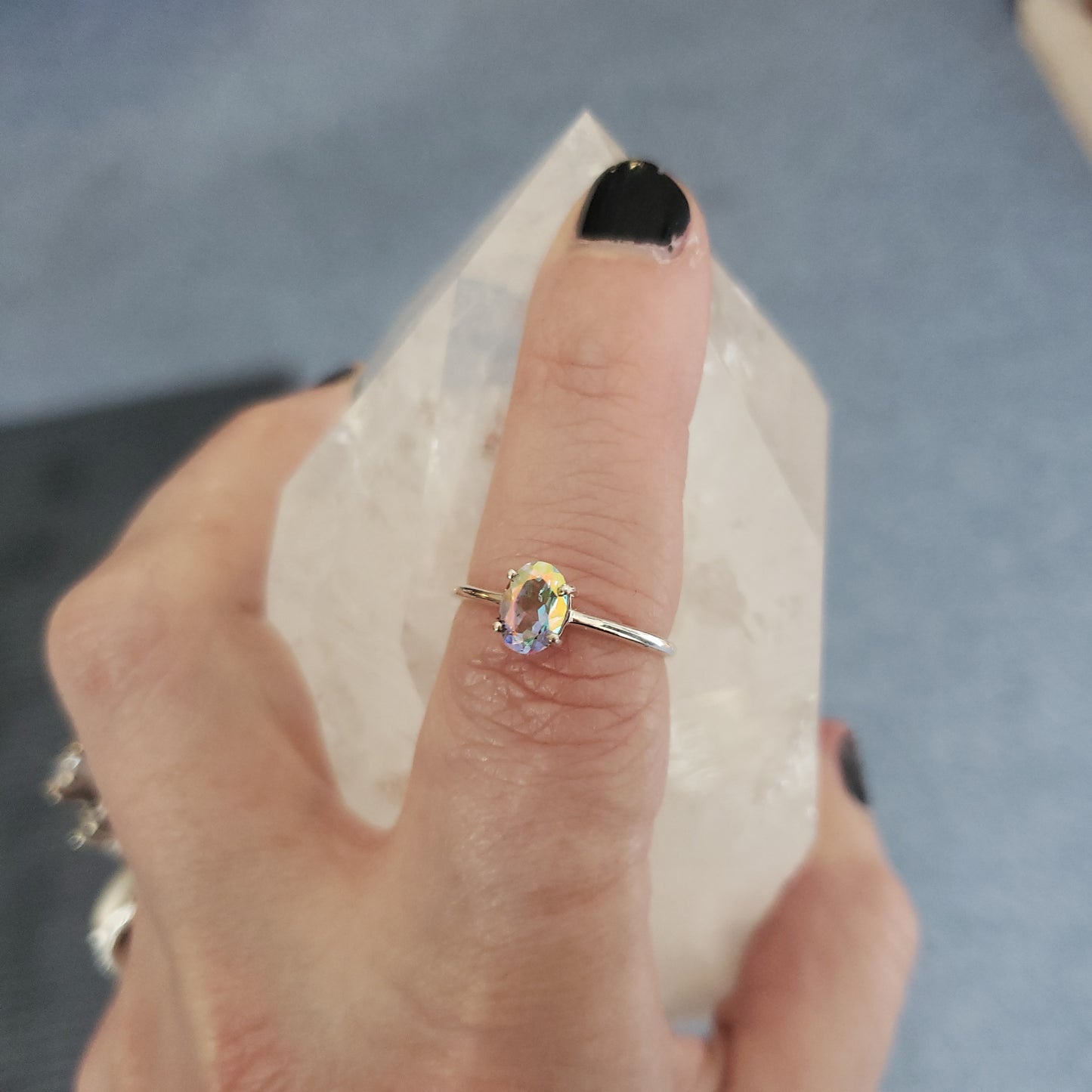 Topaz Rings Faceted
