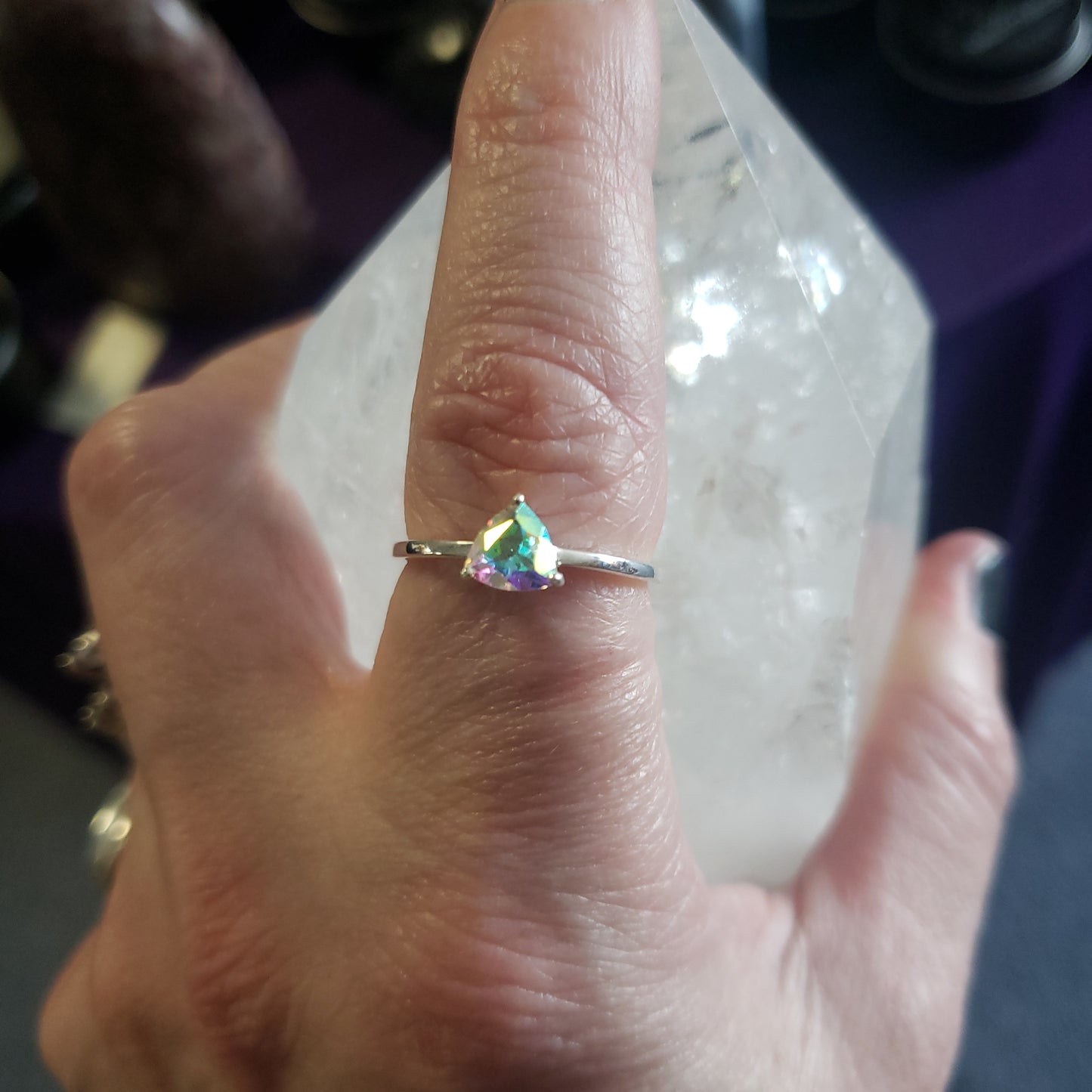Topaz Rings Faceted