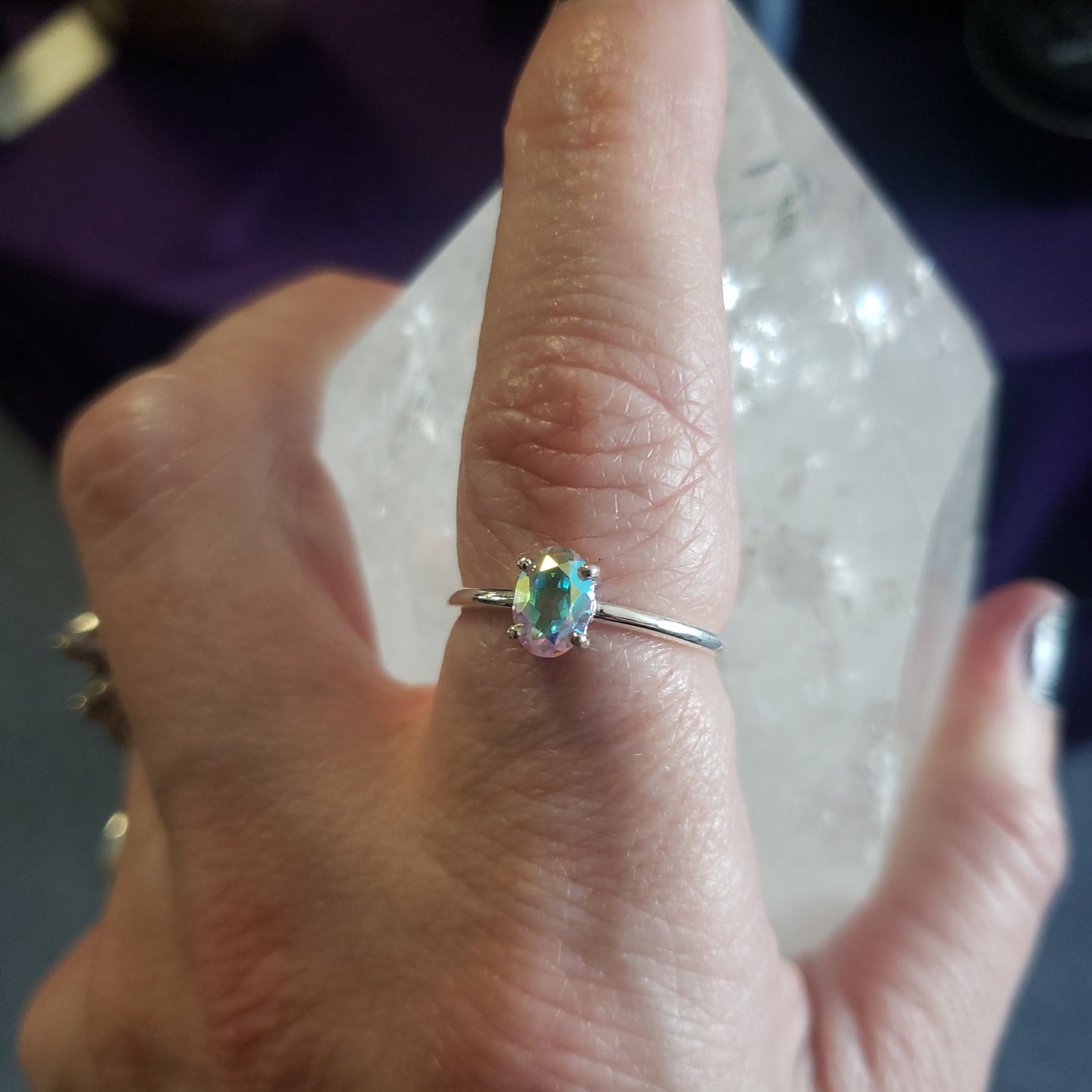 Topaz Rings Faceted