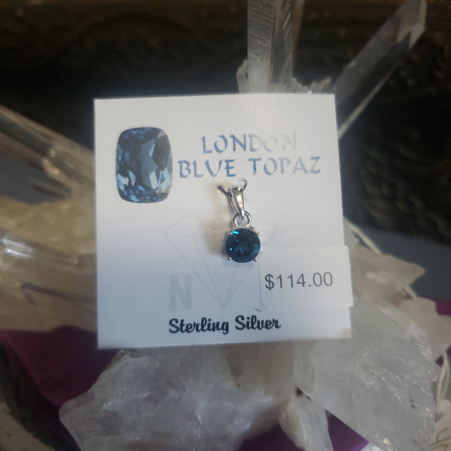 London Blue Topaz Pendants