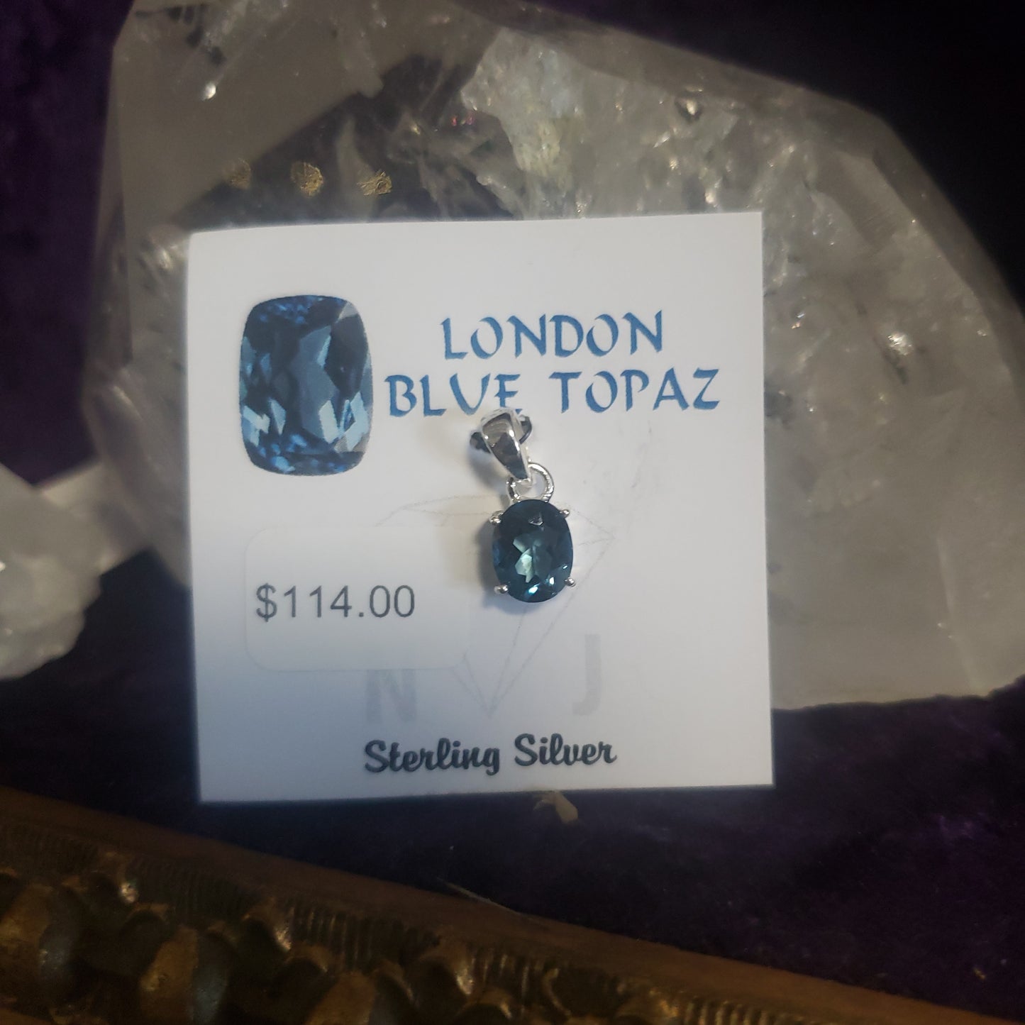London Blue Topaz Pendants