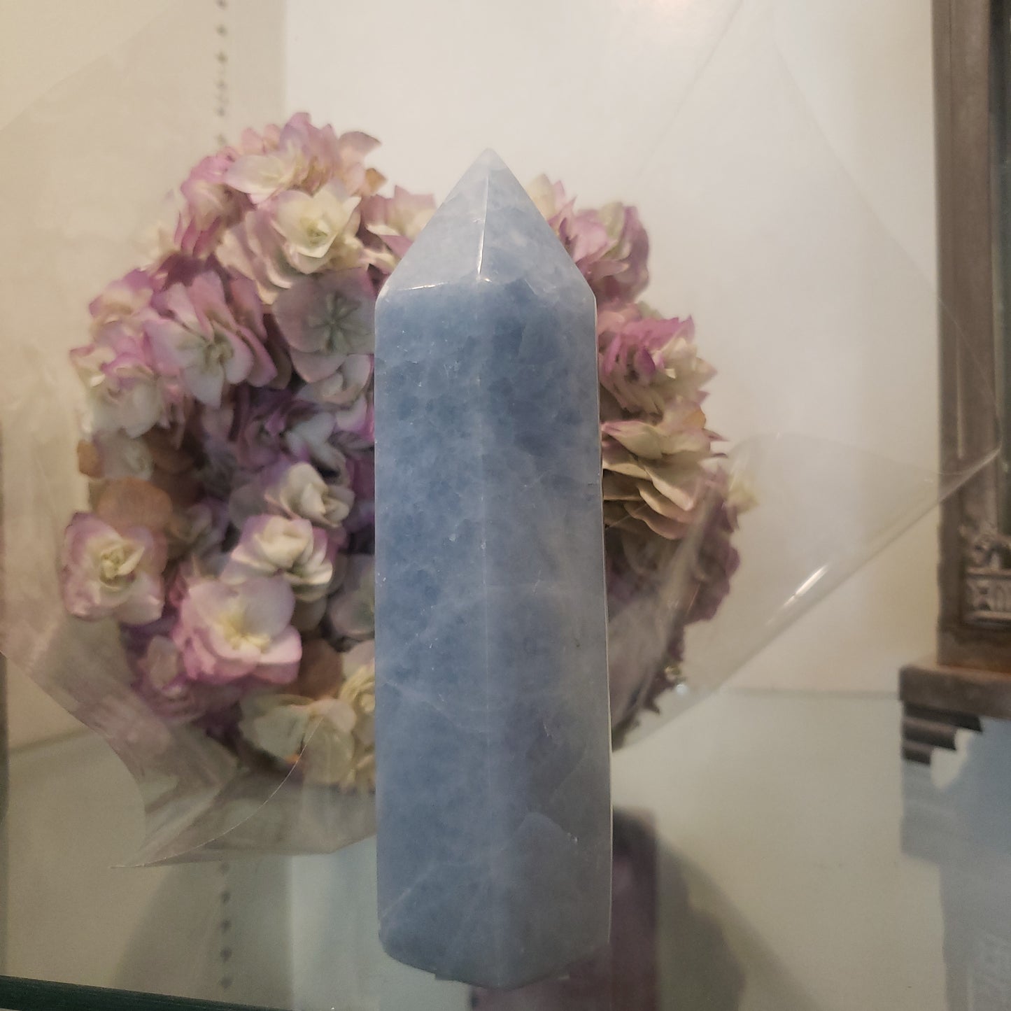 Blue Calcite Towers