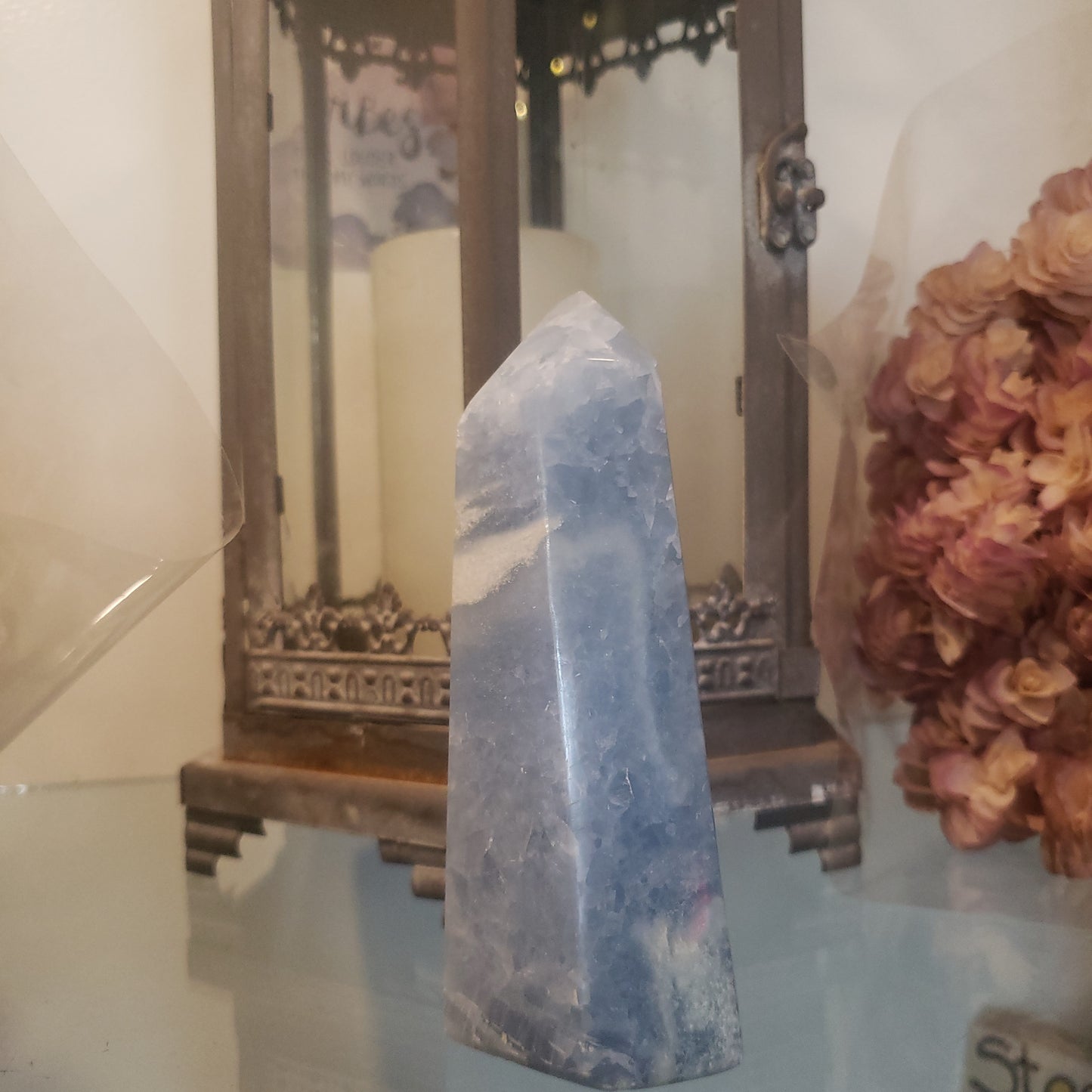 Blue Calcite Towers