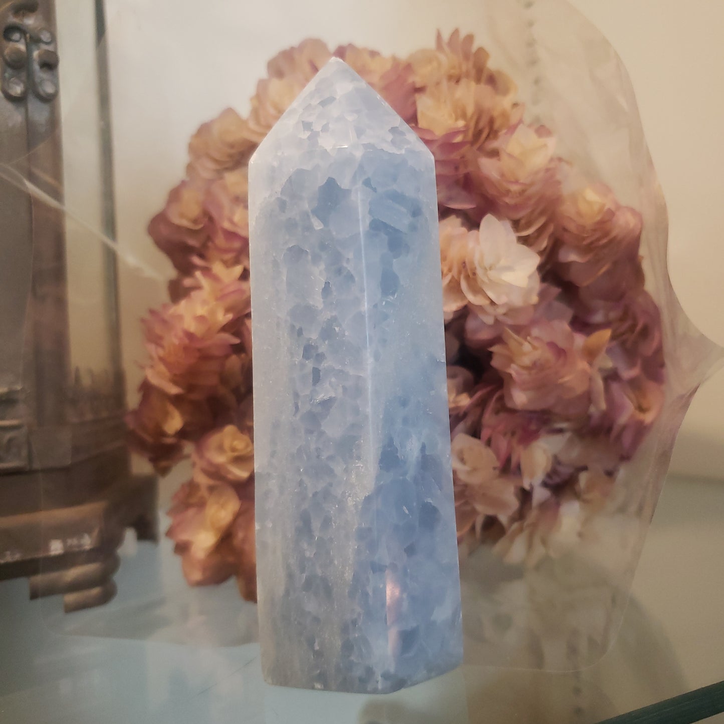 Blue Calcite Towers
