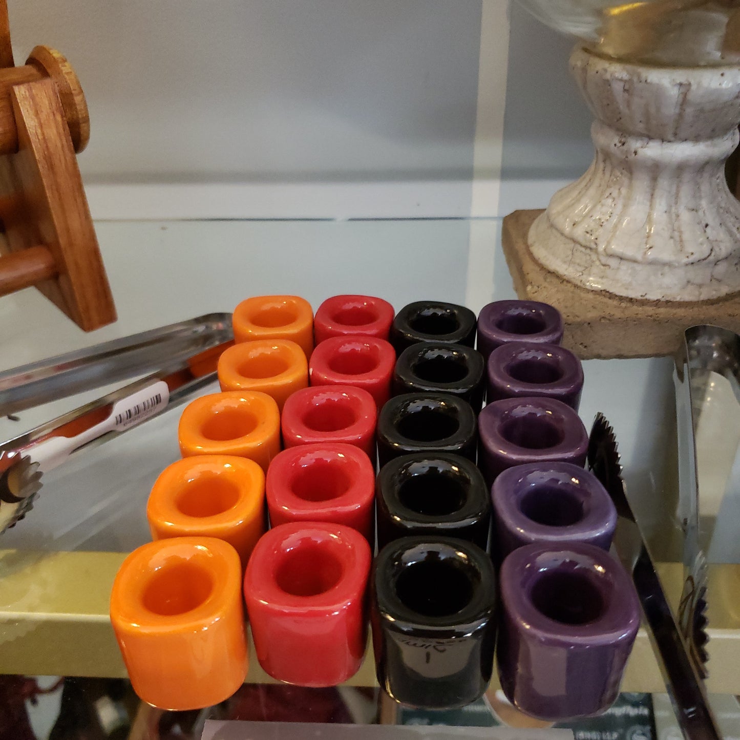 Ceramic Chime Candle Holders