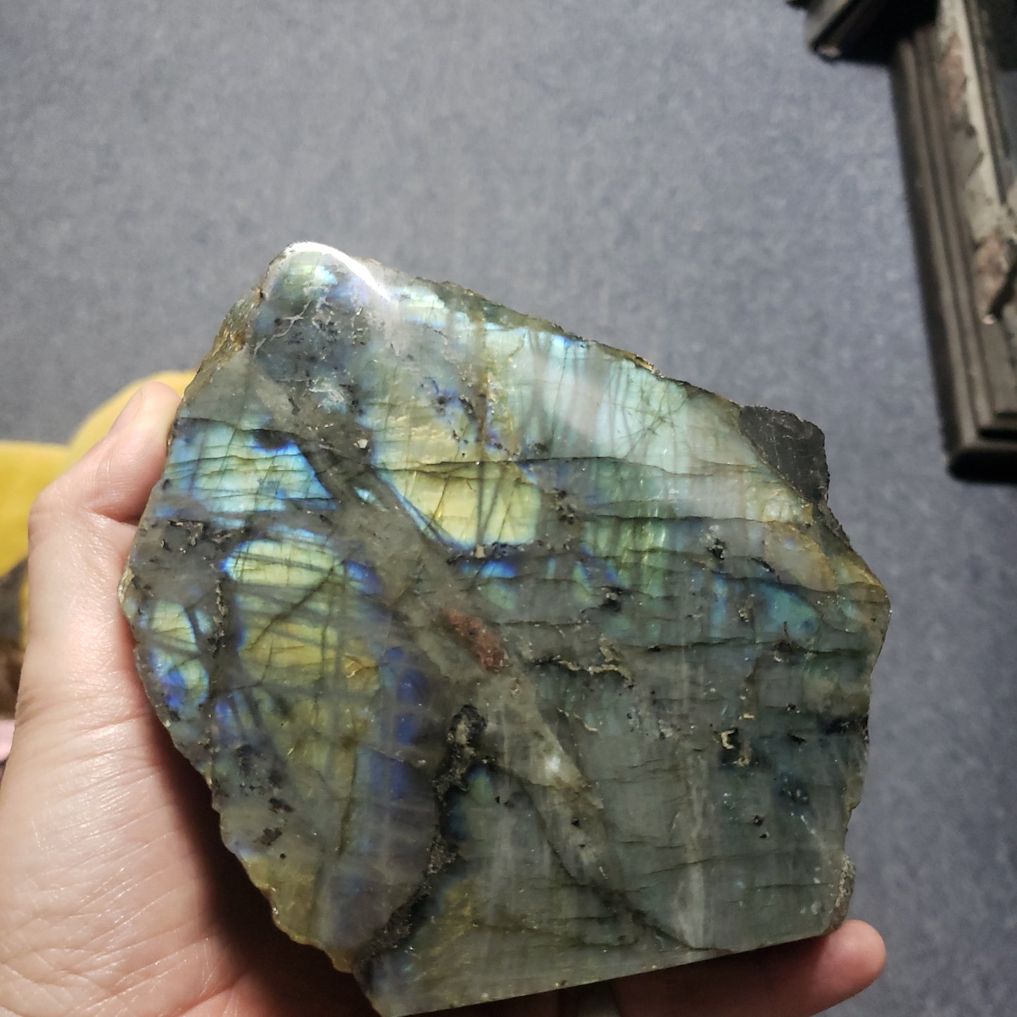 Labradorite Slabs 1/2 polished and full polished