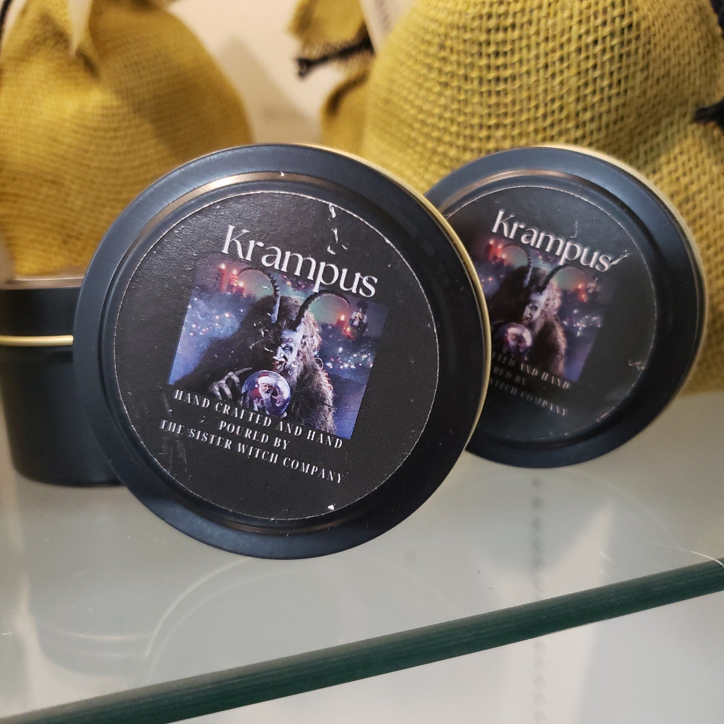 Krampus Candles Handmade by The Sister Witch Company