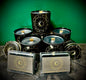 Black and Purple Zodiac Candles
