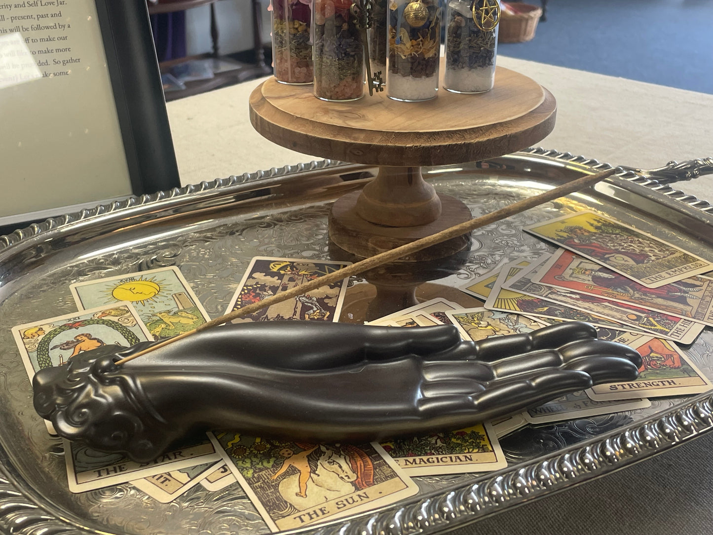 buddha's hand incense holder