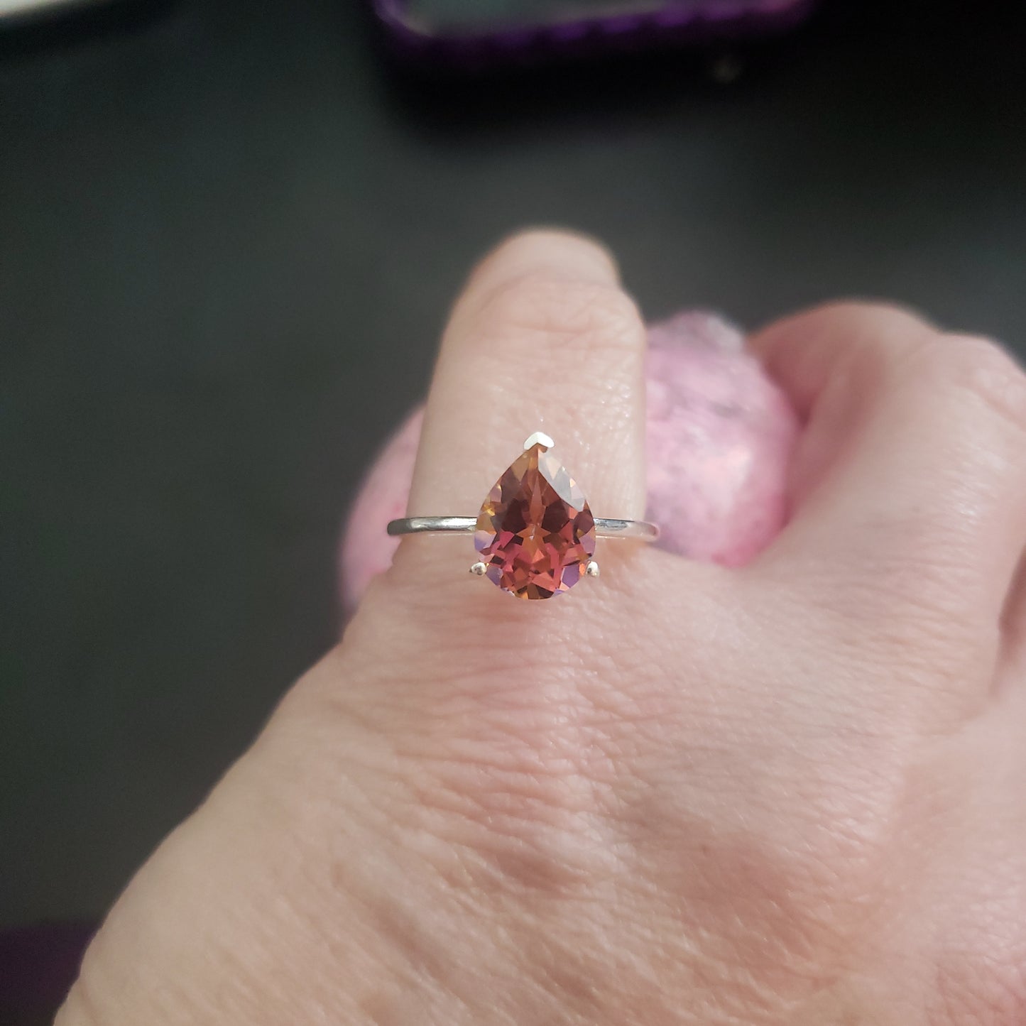 Azotic Topaz Faceted Rings