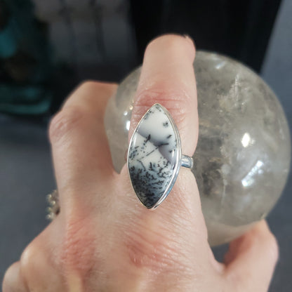 Dendritic Opal Rings