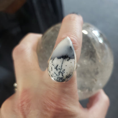Dendritic Opal Rings