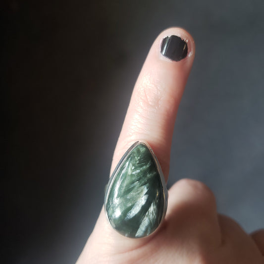 Seraphinite Rings