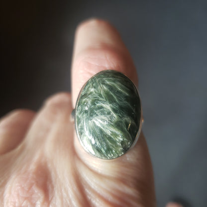 Seraphinite Rings