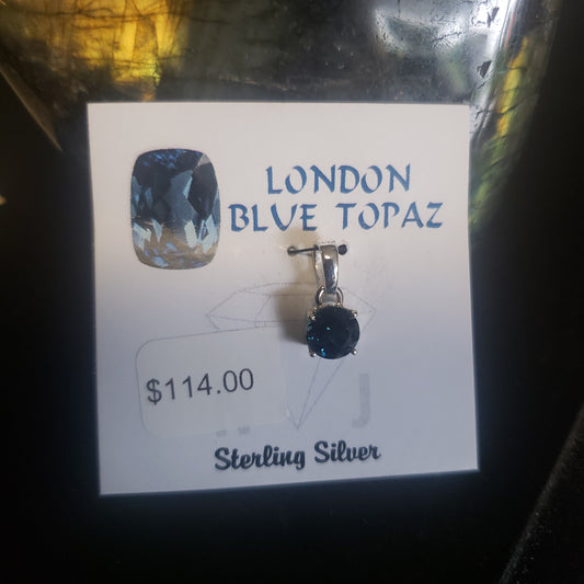 London Blue Topaz Pendants