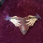 Handmade Leather Hair Slides