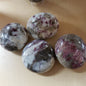 Pink Tourmaline Palm Stones