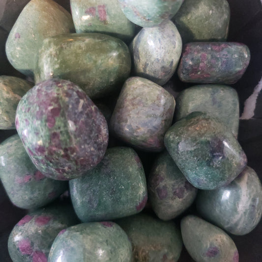 Ruby Fuchsite tumbled