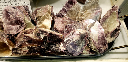 Large Raw Lepodilite Pieces