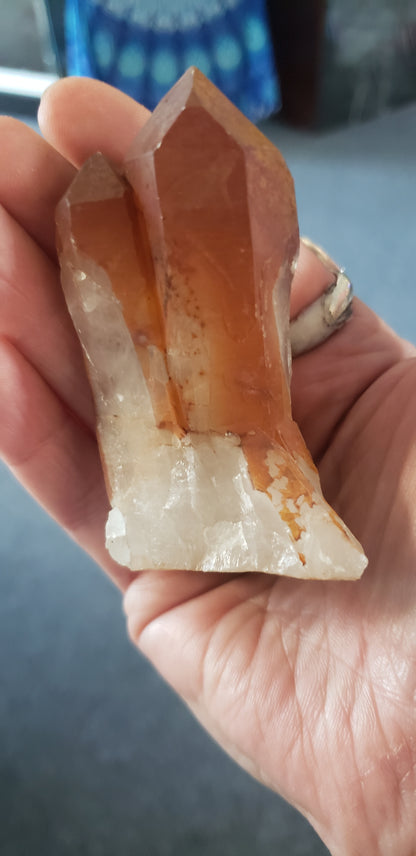 Tangerine Quartz Raw Pieces