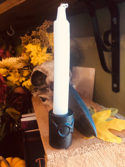Cast Iron Chime Candle Holder