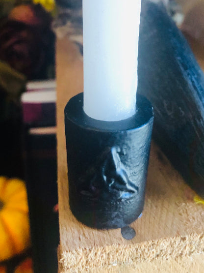 Cast Iron Chime Candle Holder